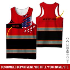 Custom Red Workwear Style Hoodie - photo 8
