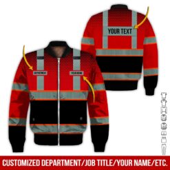 Custom Red Workwear Style Hoodie - photo 9
