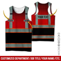 Custom Red Workwear Style Hoodie - photo 8