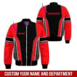 Custom Red Workwear Style Hoodie - photo 9