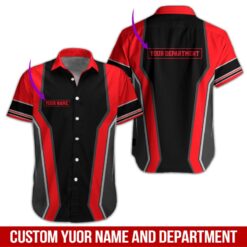 Custom Red Workwear Style Hoodie - photo 3
