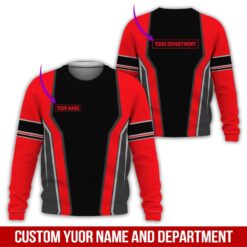 Custom Red Workwear Style Hoodie - photo 4