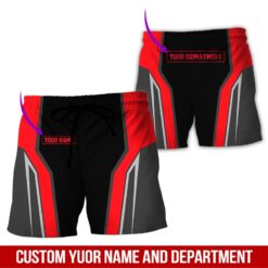 Custom Red Workwear Style Hoodie - photo 7
