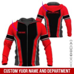 Custom Red Workwear Style Hoodie - photo 6