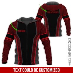 Custom Red Workwear Style Hoodie - photo 6
