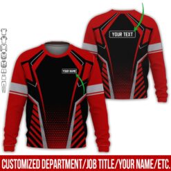 Custom Red Workwear Style Hoodie - photo 4