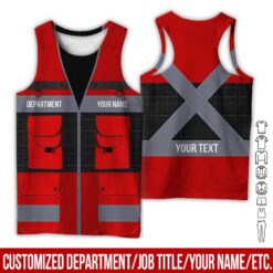 Custom Red Workwear Style Hoodie - photo 8