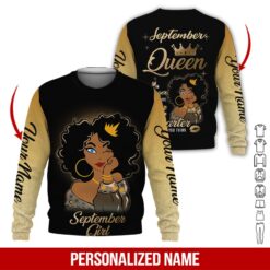 Custom September Girl 3D Hoodie - photo 4