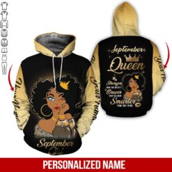 Custom September Girl 3D Hoodie - photo 5