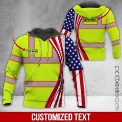 Custom USA Heavy Equipment 3D Hoodie - photo 5