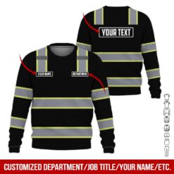 Custom Workwear Black Style 3D Hoodie - photo 4