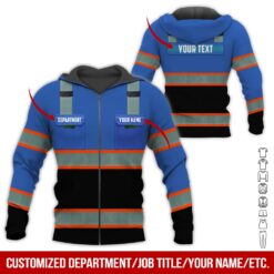 Custom Workwear Blue Style Hoodie - photo 6