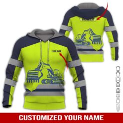Personalized Excavator Lover Workwear Clothes - photo 5