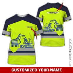 Personalized Excavator Lover Workwear Clothes
