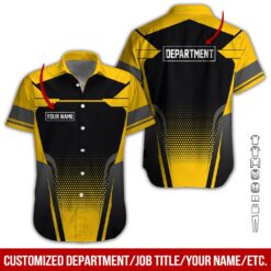Custom Yellow Workwear Style Hoodie - photo 3