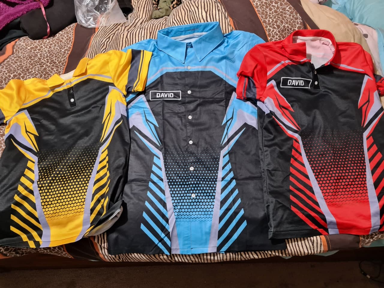 Click to view full screen Personalized Name Workwear Style All Over Printed Clothes ND680 photo review