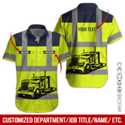 Persolized Name Proud Trucker Uniform Hoodie - photo 11