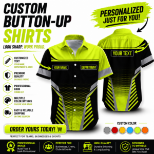 Custom 3D Printed Workwear Uniform Shirt - photo 327