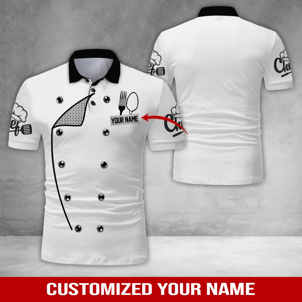 Custom Name 3D orange TShirt For Master Chef, Present To Master Chef, Shirt  For