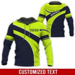 Custom Text Full Color 3D Hoodie - photo 5
