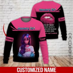 Custom January Girl 3D Hoodie - photo 4