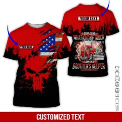 Custom Truck Driver 3D Hoodie - photo 14