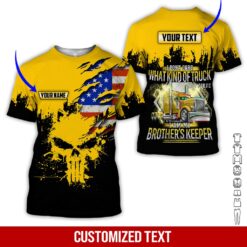 Custom Truck Driver 3D Hoodie - photo 27