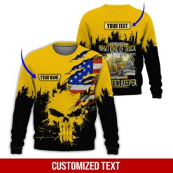 Custom Truck Driver 3D Hoodie - photo 30