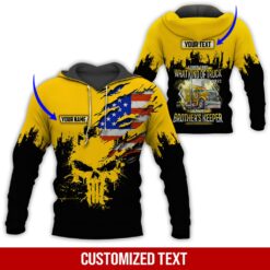Custom Truck Driver 3D Hoodie - photo 31