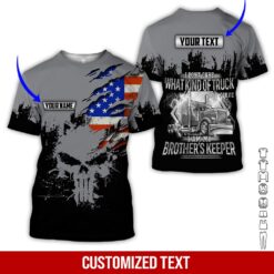 Custom Truck Driver 3D Hoodie - photo 40