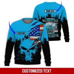 Custom Truck Driver 3D Hoodie - photo 56