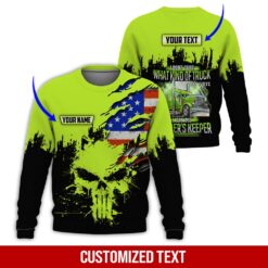 Custom Truck Driver 3D Hoodie - photo 4