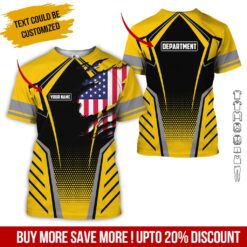 3D Custom Name Workwear Uniform Printed Shirt - photo 21