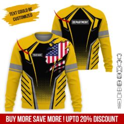3D Custom Name Workwear Uniform Printed Shirt - photo 24