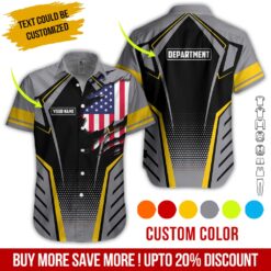 3D Custom Name Workwear Uniform Printed Shirt - photo 42