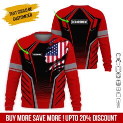 3D Custom Name Workwear Uniform Printed Shirt - photo 14