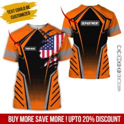 3D Custom Name Workwear Uniform Printed Shirt - photo 85