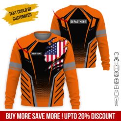 3D Custom Name Workwear Uniform Printed Shirt - photo 93