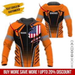 3D Custom Name Workwear Uniform Printed Shirt - photo 99