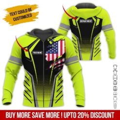 3D Custom Name Workwear Uniform Printed Shirt - photo 6