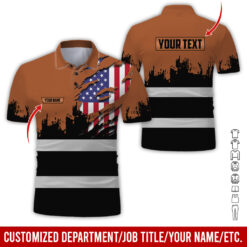 Custom Name & Flag Heavy Equipment Outfit - photo 360