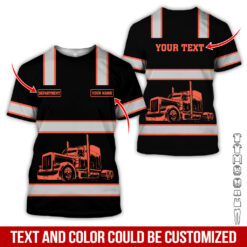 Personalized Semi Truck Full Color Printed Uniform - photo 575