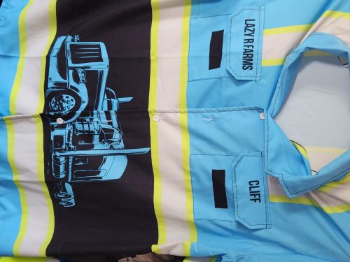 Pocket - Personalized Name And Color Semi Truck Uniform All Over Printed Clothes TN569 photo review