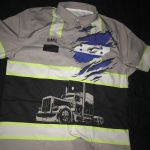 Pocket - Personalized Name And Flag Semi Truck Uniform All Over Printed Clothes TN570 photo review