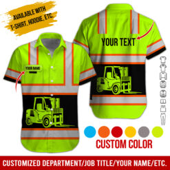 Custom Name and Color Forklift Operator Uniform - photo 61