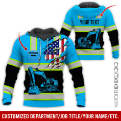 Custom Name and Flag Love Excavator Hoodie - photo 56
