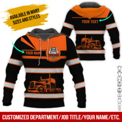 Custom Text and Color Proud Trucker Hoodie - photo 58