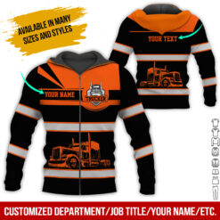 Custom Text and Color Proud Trucker Hoodie - photo 59