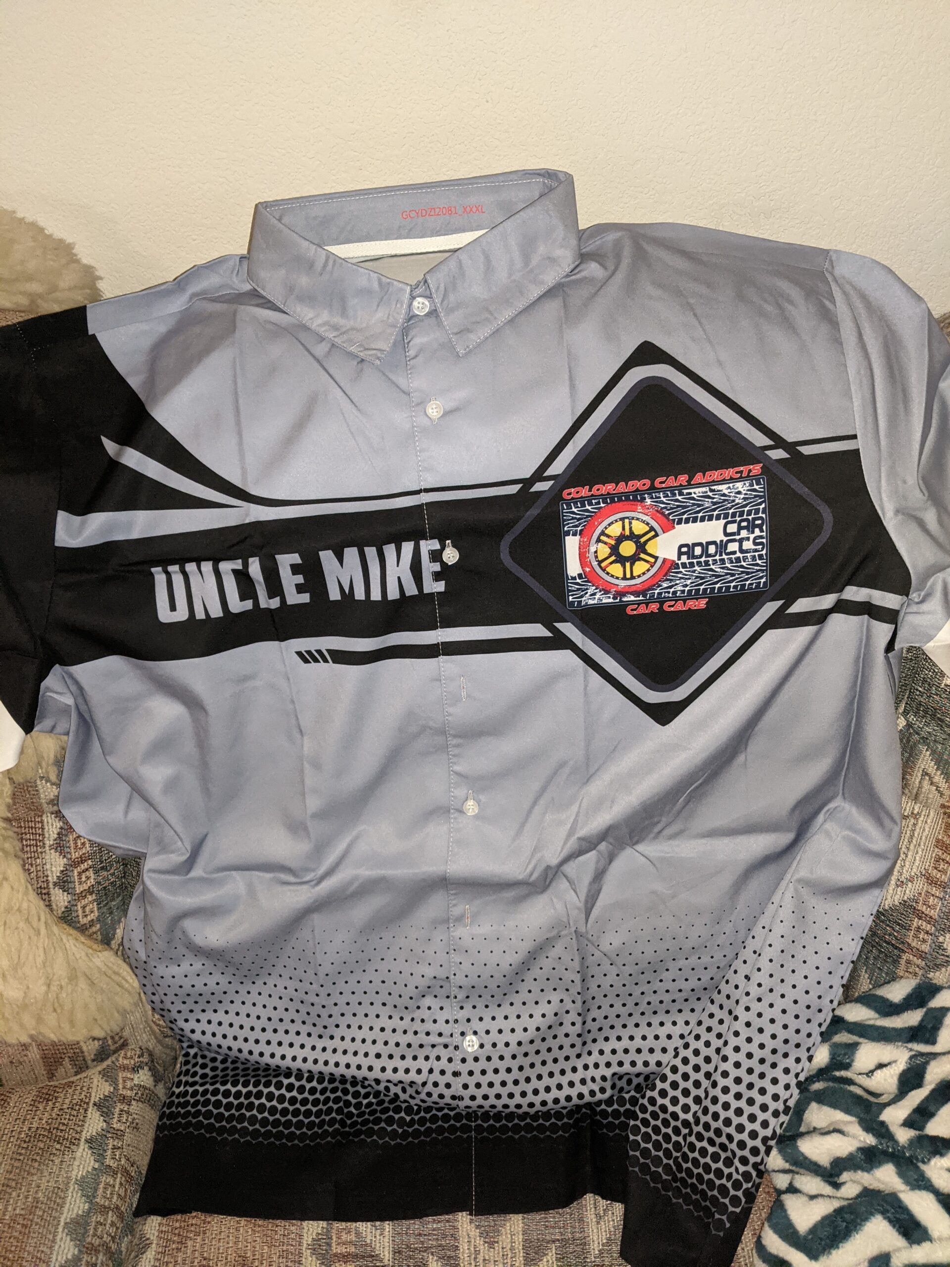 Click to view full screen Customized Name And Text Workwear Style Uniform 3D All Over Printed Clothes MH446 photo review