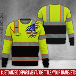 Custom Name and Text Uniform Full Color 3D Hoodie - photo 4